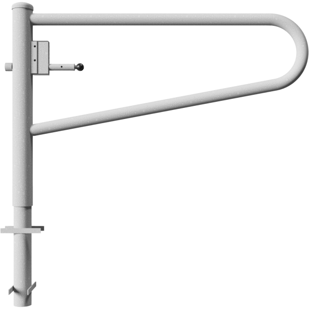 Swiveling gates | for casting in concrete, hot-dip galvanized | total width: 1500 mm | with triangular lock